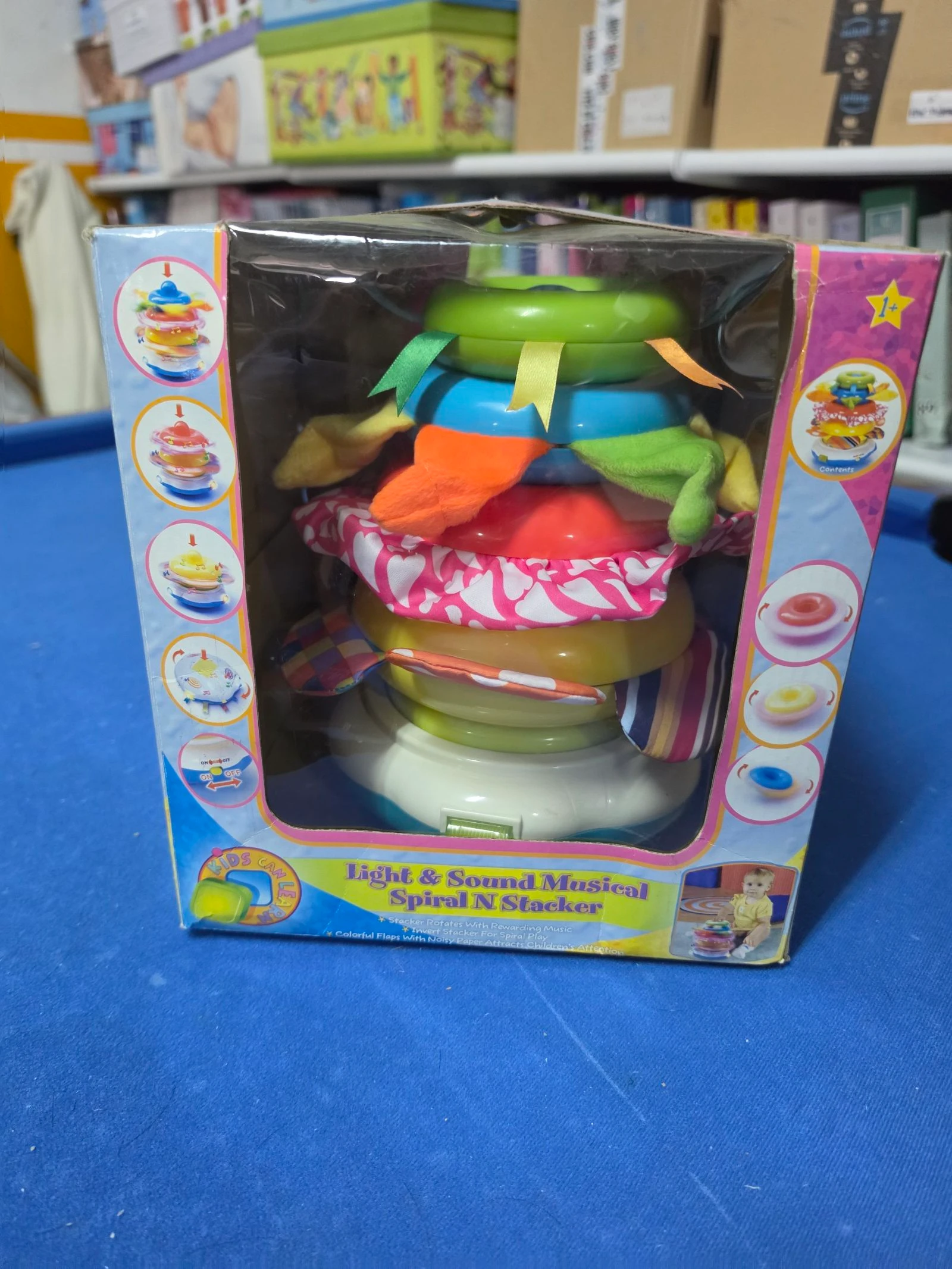 Apilador Musical Espiral con Luz y sonido